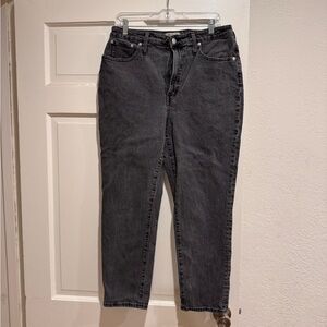 Madewell Black Curvy Perfect Vintage Jean